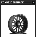 Series XD820 Grenade Rim 20X9 6X139.7 Offset 18 Matte Black Closeout Sale 2X!. Fixed Price $289.99.