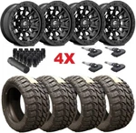 Covert Fit Trd Black Fuel Wheels Rim Tires 33 12.50 17 Mud Set Tacoma 4RUNNER. Fixed Price $2295.00.