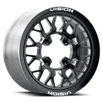 Vision 346 Storm Atv 15X7 5X114.3 Offset 61 Gloss Black Milled Spoke (qty 1). Fixed Price $503.06.