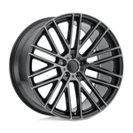 2- New Mandrus Masche 5X112 18X8.5 +42 Semi Gloss Black W/ Mirror Cut Face. Fixed Price $250.00.
