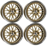 Mb-design LV1 Alloy Wheels 4X 7.5JX18 ET34 5X110 Goldpoliert Fits Opel Adam Rock. Fixed Price $3112.71.
