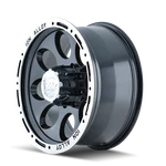 New 16X10 Ion Alloy 174 Black Wheel/rim 8X165.1 8-165.1 8X6.5 16-10 ET-38. Fixed Price $172.69.