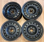 Set (4) 16" Dodge Dakota, Durango Factory Oem Steel Rims 16X7 2001-2004. Fixed Price $300.00.