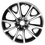 18X8.5 Split Spoke Rear Alloy Wheel Painted Bright Smoked Hypersilver 73717. Fixed Price $292.89.