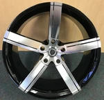 22" Borghini B39A Wheel 22X9.5 +13 5X127 78.1 Black Machined Rim Last. Fixed Price $599.99.