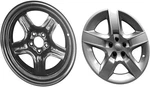 (1) Road Ready 17 Inch Chevrolet Malibu Wheel Rim With (4) Hubcaps. Fixed Price $174.53.