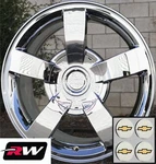 22 X10" Inch Chevy Avalanche Replica Wheels Chrome Rims 6X139.7 +30 Silverado Ss. Fixed Price $1959.00.