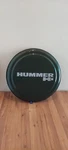 33" Hummer H3 Logo Rigid Tire Cover Painted Shadow Green Metallic. Fixed Price $250.00.