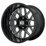 Xd By Kmc Wheel Grenade Gloss Black Milled 20X9" Chevy For Toyota 6X5.5+0 Ea. Fixed Price $480.00.