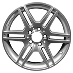18X8.5 6 Double Spoke Front Alloy Wheel Machined & Painted Bright Silver 85131. Fixed Price $407.89.