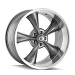 Ridler Wheels 18X8 +0 Gloss Grey Machined 5X120.65 5X4.75 (qty 1) 695-8861G. Fixed Price $259.99.