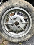 Vintage Original Mahle Aluminum Alloy Rim Porsche 5.5X15 914-361-015-00. Fixed Price $250.00.