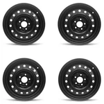 Set 16" Road Ready Black 16X6.5 5X4.5 Fits 2002-2006 Nissan Altima Steel Rims. Fixed Price $467.44.