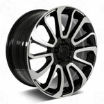 (4)24 Autobiography Style Wheels Black Mach Rims Fit Range Rover Hse Sport. Fixed Price $1599.99.