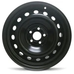 New 16X6.5 Inch Wheel For Volkswagen Jetta (99-11) Black Painted Steel Rim. Fixed Price $93.49.