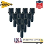 16X Black M12X1.5 Cone Seat Lug Bolt 28MM SHANK/17MM HEX/23MM Flange Size. Fixed Price $28.59.