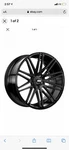 21"X9" Xo Luxury Milan Black Wheels 295/35ZR21 New Tires Jeep. Fixed Price $1400.00.