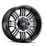 20X9 Ion 144 Black/machined Wheel 8X6.5 (18MM). Fixed Price $288.15.