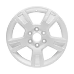17X6.5 8 Spoke Used Aluminum Wheel Machined And Painted Silver 560-04099. Fixed Price $256.89.