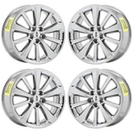 19" Lincoln Mks Bright Chrome Wheels Rims Factory Oem 2009-2016 Set 3766. Fixed Price $1335.00.