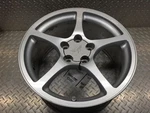 00 Corvette Wheel 18X9-1/2 Rear Aluminum 5 Spoke Painted Opt QD4. Fixed Price $199.95.