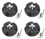 4X New Off-road Wheels Flat Black Center Caps M38-M12 Msa-cap. Fixed Price $72.00.
