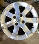 2007-2008 Nissan Sentra 16X6 1/2 Spoke Alloy Wheel Rim Silver Genuine Oem. Fixed Price $134.45.