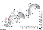 Genuine Bmw M6 F06 F12 F13 Cover Wheel Arch Frontsection Frontright 51718050544. Fixed Price $138.36.