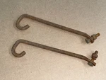 Corvette Spare Tire Carrier Hanger Hinge Bolts J Hooks Gm 80 81 82. Fixed Price $50.00.