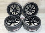 Staggered Vossen Gloss Black Wheels & Tires S550 S560 265/30/22 295/25/22. Fixed Price $3199.99.