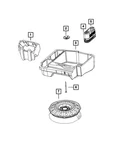 Genuine Mopar Storage Bin 68088818AA. Fixed Price $54.93.