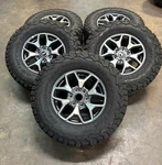 Set Of Used 17" '21-'25 Ford Bronco Oem Wheels 285/70R17 Bfgoodrich TAKO2 Lt. Fixed Price $1595.00.