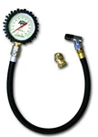 Joes Tire Pressure Air Gauge 0-60 Psi 2-1/2" Gid 17" Flex Hose #32307 Swivel End. Fixed Price $51.29.