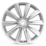 New Wheel For 2016-2024 Tesla Model X Front Inch Painted Silver Alloy Rim. Fixed Price $287.87.
