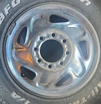 Wheel 16X6-1/2 Steel Lug Slot Chrome Fits 98-03 Dodge 1500 Van 554190. Fixed Price $109.99.