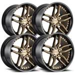 (set Of 4) Niche M195 Methos 20X9 5X120 +35MM Bronze Wheels Rims 20" Inch. Fixed Price $2068.00.