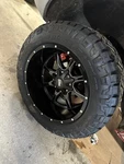 Moto Metal MO970 12X20 Satin Black Milled Rim On 33X12.5 Nitto Ridge Grapplers. Fixed Price $2000.00.