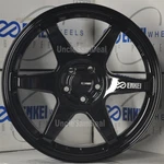 17X8 5X114.3 +40 Authentic Enkei T6R Gloss Black Spokes Sport Wheels Set Of. Fixed Price $1168.00.