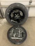 2000-2006 Mercedes Benz S500 W220 Emergency Spare Tire Wheel K6001 With Toolkit. Fixed Price $250.00.