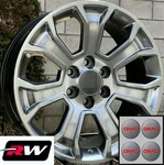 22 X9" Inch Gmc Sierra 1500 Replica 5665 Wheels 2017 2018 Hyper Silver Rims. Fixed Price $1459.00.