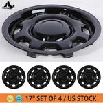 Fit 2010-2025 Ford F-150 Xl 17INCH Set Of 4 Black Wheel Covers Snap-on Hubcaps. Fixed Price $73.99.