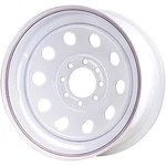 Premium Service 16X6 8 On 6.5 Modular Steel Trailer Wheel - White With Pin.... Fixed Price $72.99.