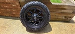 20" Fuel Hostage D625 Wheel And General Grabber 35X12.50 R20LT Tire. Fixed Price $500.00.