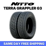 (2) 275/55R20 Nitto Grappler G3 117T Xl All Terrain Tires New Pair. Fixed Price $759.00.