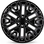 Set (4) 20X9 Gmc Replica Wheels Black Mill Rims Fit Yukon Sierra Silverado Tahoe. Fixed Price $959.99.
