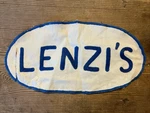 1960 Lenzi Large Service Station Patch 10.5 Memorabilia Car Oil Tires. Fixed Price $24.95.