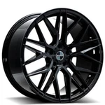 20" Staggered Sporza Wheels Cydonia Gloss Black Concave Rims With Lionhart Tires. Fixed Price $600.00.
