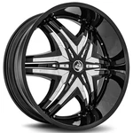 30X10 Diablo Wheels Elite Black With Chrome Inserts Rims (4PCS) A1. Fixed Price $4059.00.