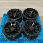New 16" Off Road Style Matte Black Wheels Rims 16X9 +0 (6X139.7) Cb: 110. Fixed Price $745.00.