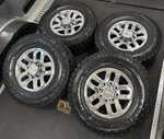 Chevy Silverado 2500 3500 Chrome 18" Oem Factory Wheels Tpms 35" Tires Rims Gmc. Fixed Price $1799.99.